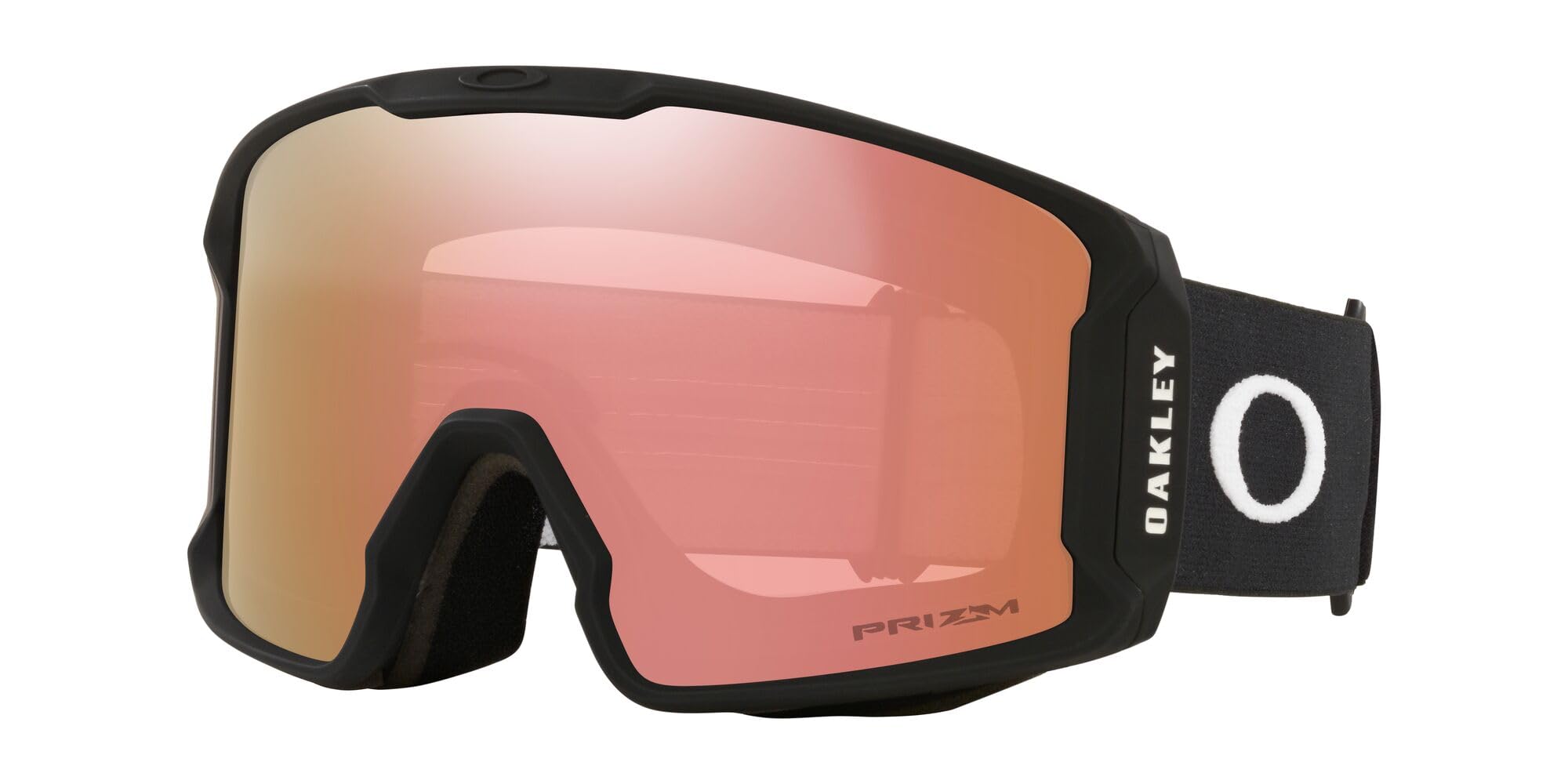 Oakley Line Miner L Matte Black prizm Snow Rose Gold Iridium Maschera