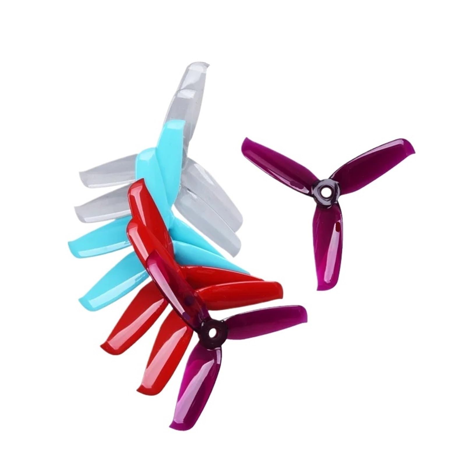 4052 Accesorios for PC de 3 aspas, compatibles con GEMFAN, dron 4,0x5,2"(4Pairs Blue)