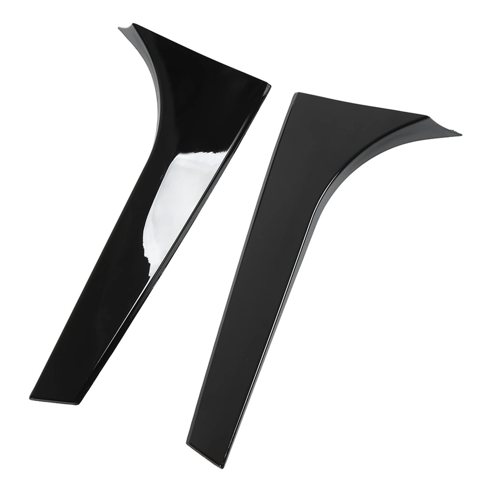 Qiilu Spoiler Laterale Lunotto Posteriore 1 Paio di Sostituzione Spoiler Laterale Lunotto Posteriore Sinistro Destro Nero Lucido per Mercedes Benz Classe B W246 B180 B200 2012‑2018