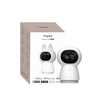 Aqara 4K UHD Dual-Lens Camera Hub G350, Telecamera Interna con Zoom 9X