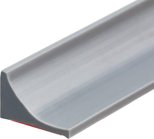 Presa de agua plegable para umbral de ducha, barrera impermeable de silicona autoadhesiva, barrera impermeable para baño y cocina, protector de