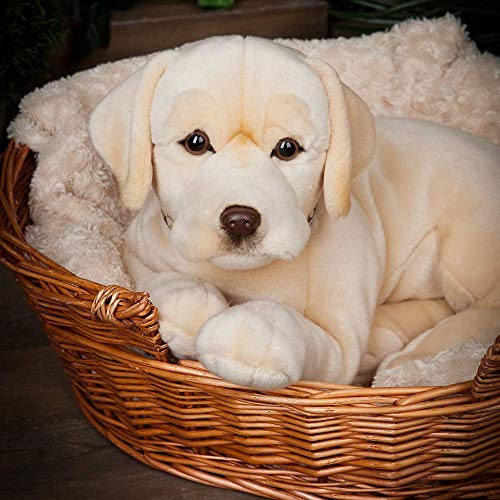 Living Nature Soft Toy - Großes Stofftier Labrador, gold (60cm), Goldfarben
