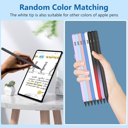 Image of 8 Pack Pencil Tips, Replacement Tips Only Compatible with Our KARFUN Pencil, iPencil Nib for iPad Pencil 2018-2023, iPad 10 /9 /8 /7 /6 Gen, iPad Pro 11 /12.9, iPad Air 5 /4 /3, iPad mini 6 /5Gen (Black)