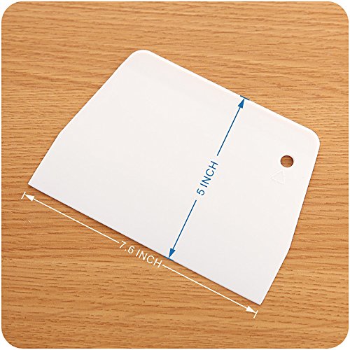 Gucuji Cortador de massa de massa de pizza, raspador de bolo grande