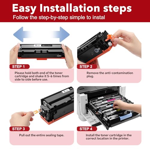 Image of 069H / 069 High Yield Toner Cartridge Set :Compatible Replacement Canon 069H Toner for Canon MF753Cdw / 069 / 069H Toner Cartridge for ImageCLASS MF753Cdw MF751Cdw MF750C LBP674Cdw Printer