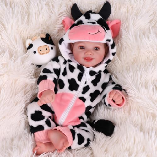 Muñeca Reborn BABESIDE 17 Pulgadas Cuerpo Suave Realista miniatura 1