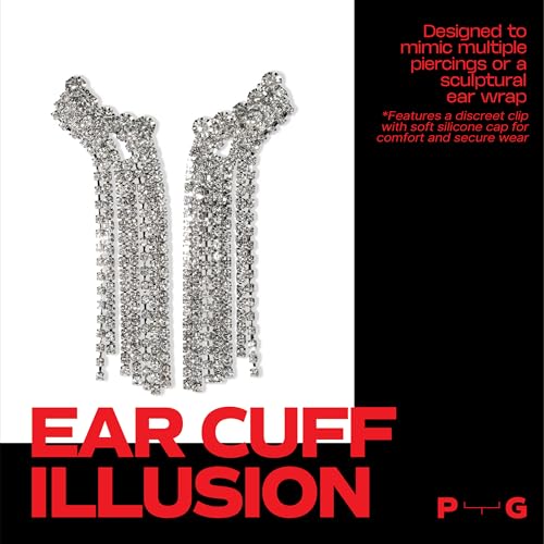 Premium Quality | Statement Crystal Drop Earrings | 925 Sterling Silver Post | Haute Couture Aesthetics | Pump Up The Gem | US Brand |3