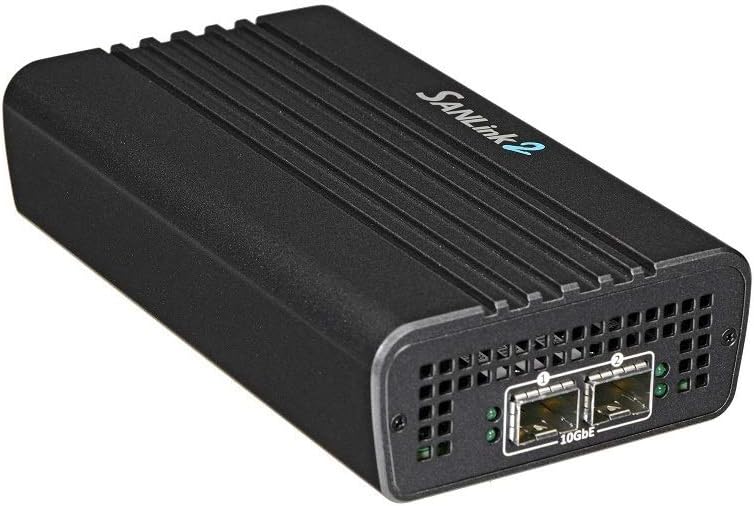 Promise SLE2002PNAA Sanlink2 Thunderbolt 2 to 10G SFP+ Ethernet Adapter Cable