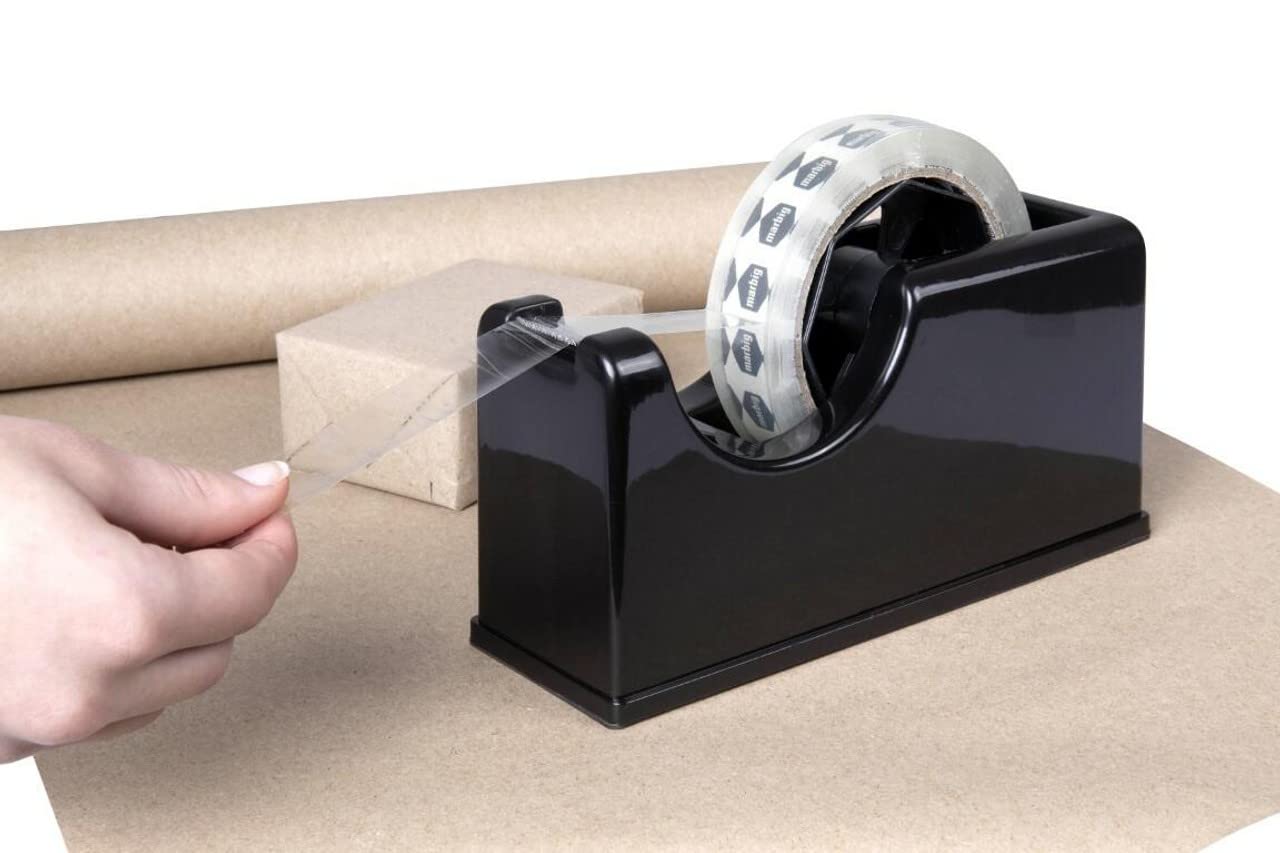 Marbig - Dispenser per nastro adesivo Lge, misura grande, colore: Nero