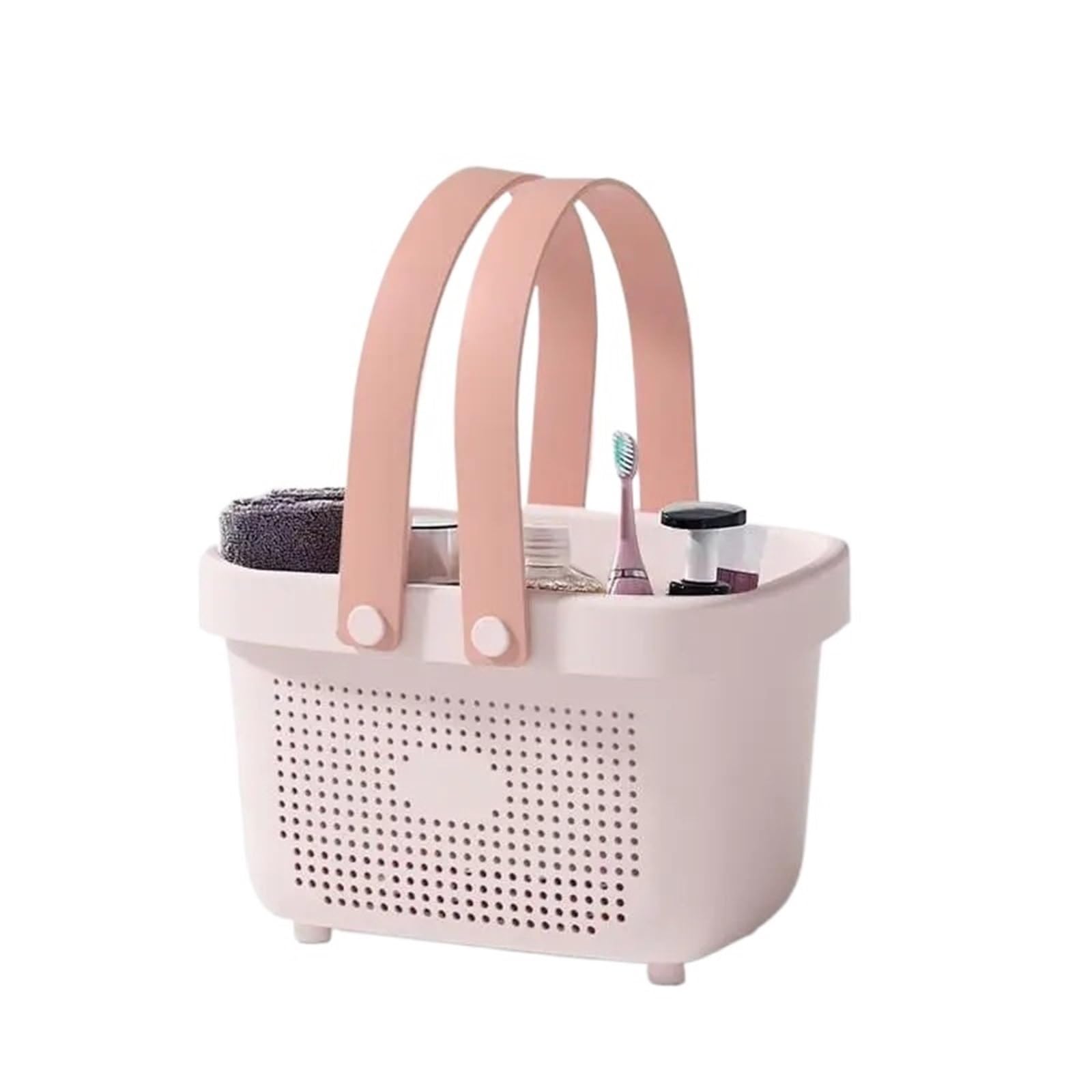 WSQHAO 2Pcs With Handle Portable Shower Caddy Tote Organizer Basket Bin For Bathroom Dorm Room for Shower(Color1)