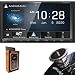 Kenwood DDX9703S 2-DIN In-Dash DVD/CD/AM/FM Car Stereo w/ 6.95" Touch Screen with Built-in HD Radio, Apple Carplay and Android Auto