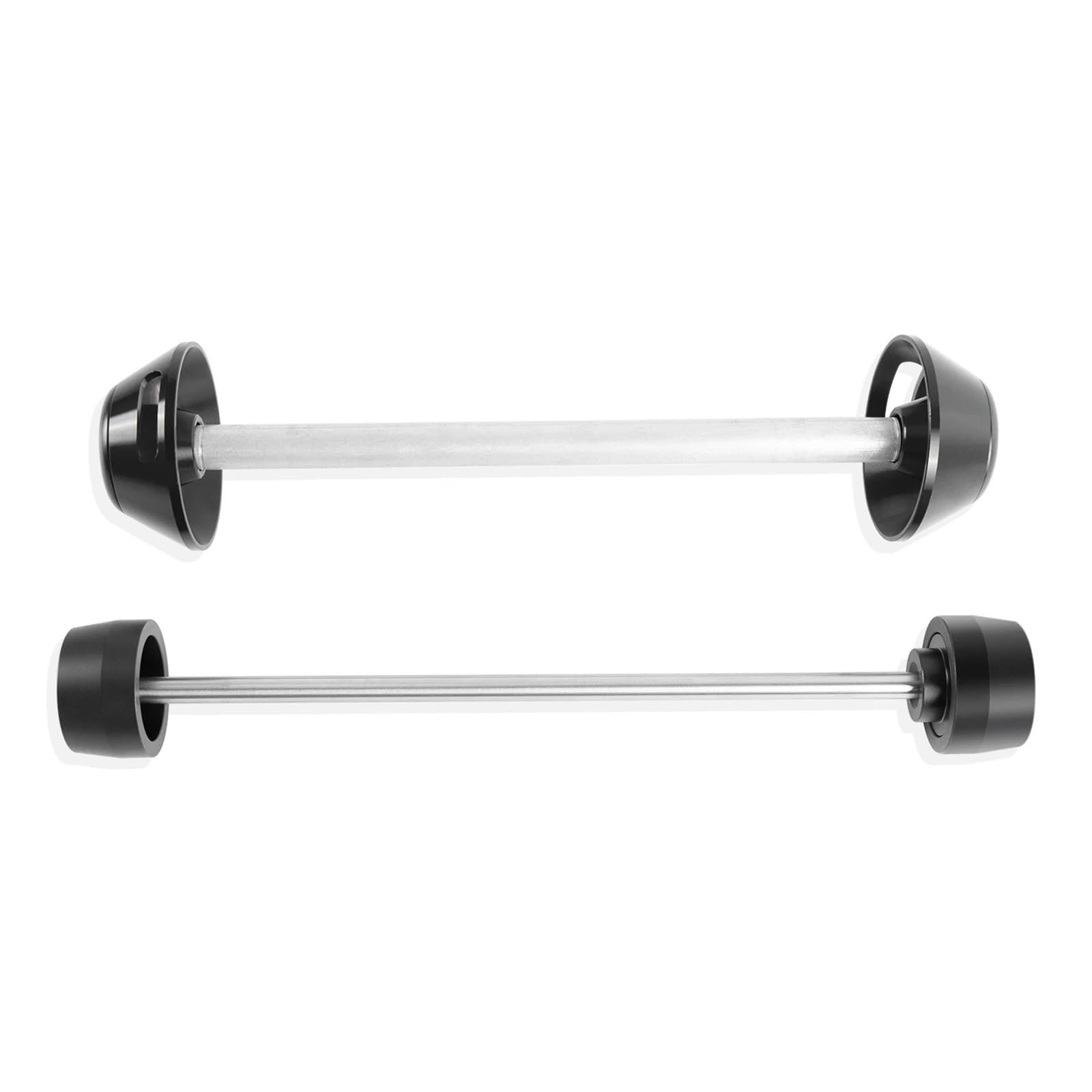 Przednia Oś Tylna Motocykla Widelec Ochraniacz Koła Crash Slider Pasuje Do Ducati Multistrada 1200 2010-2018 Multistrada 1260 2019-2020(Silver)
