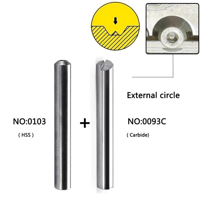 4Pcs Key Milling Cutter in Carbide Key Machine Dimple Keys Drill Bits for MUL-T-L Fit with Manual Key Cutting Machine