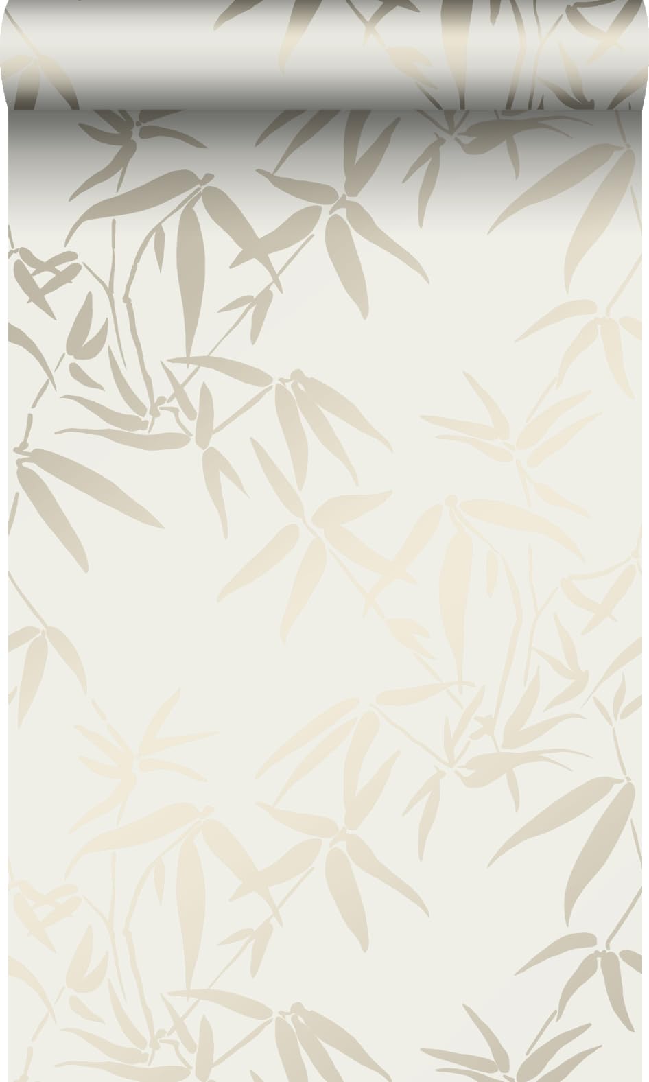 Origin papier peint feuilles de bambou beige 53 cm x 10.05 m Wallcoverings
