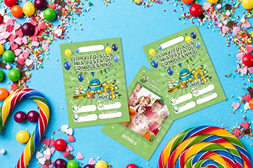 KEÏNELS Invitations Anniversaire Enfant Avec Enveloppes