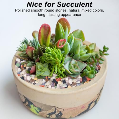 Image of Smoothed River Rocks, Decorative Landscaping Pebbles for Aquarium Fish Tank