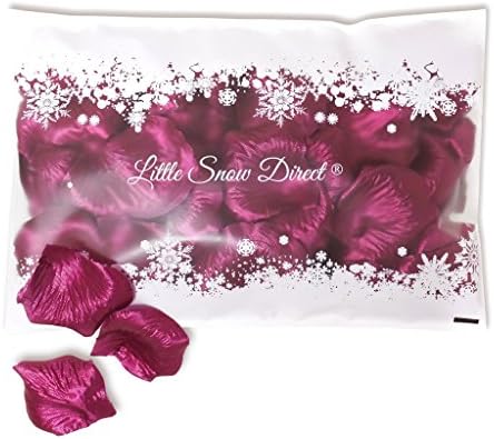 Little Snow Direct 500 Pcs Beautiful Silk Rose Petals for Wedding Party Decorations Flower Favors (Peach)