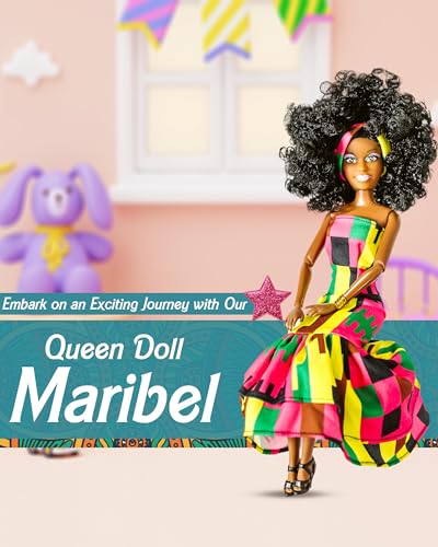 Maribel muñeca negra de 12.5 pulgadas con articulaciones móviles miniatura 2