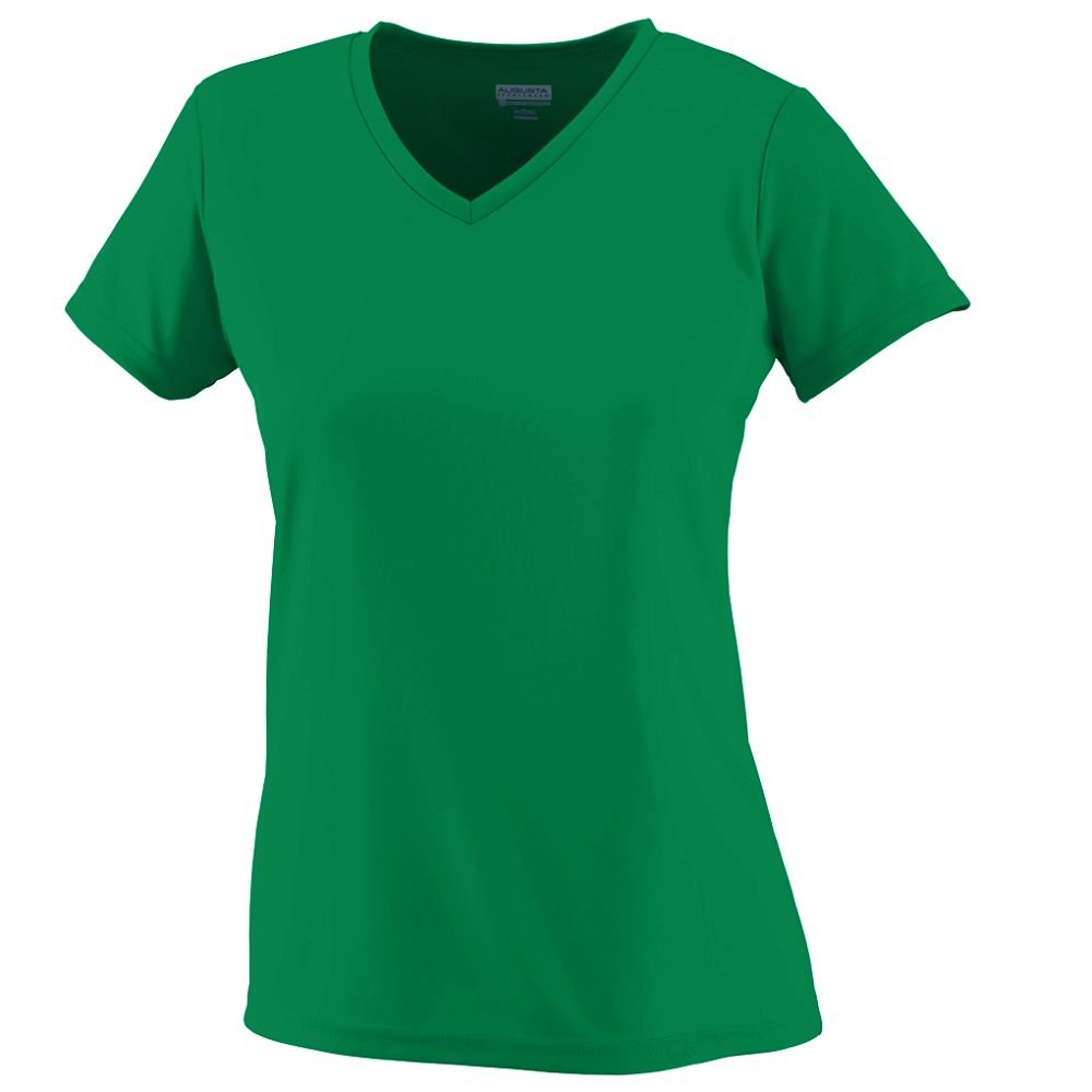 Augusta Sportswear Women's Standard Wicking t-Shirt, Kelly, Large