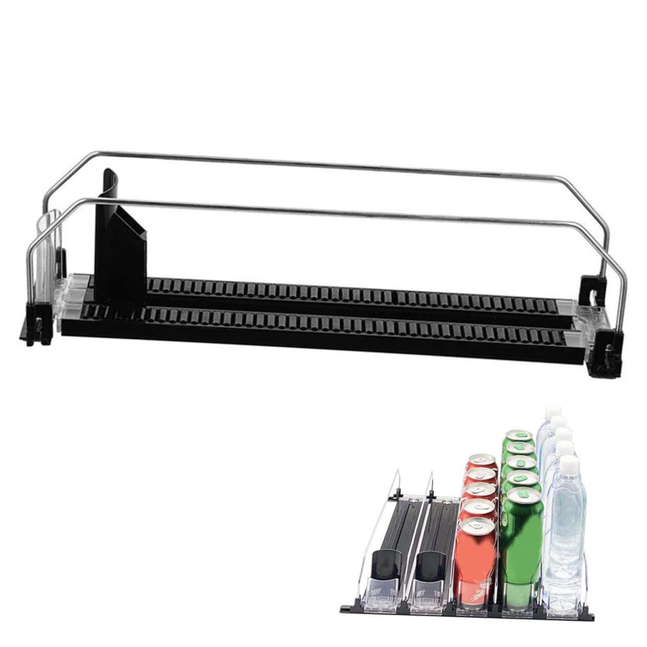 Veemoon Drink Puller Machine Plastic Beverage Pusher Stand for Home Commercial Use