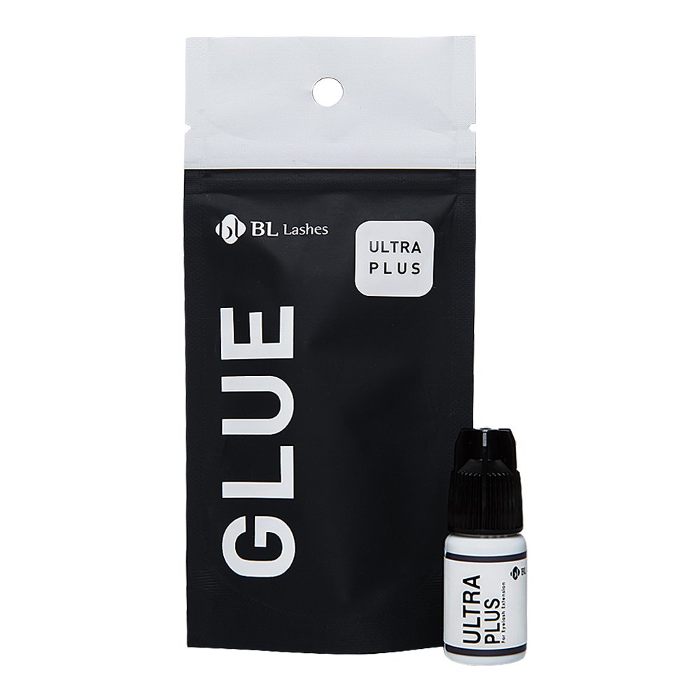 Ultra Plus BL Lashes Extra Strong Eyelash Extension Glue 5ml | Fast Drying| Great Retention | Long Lasting Professional’s Choice for Eyelash Extension Supplies 5g