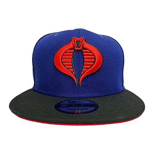 Casquette de style militaire GI Joe Cobra New Era 9Fifty bleu royal