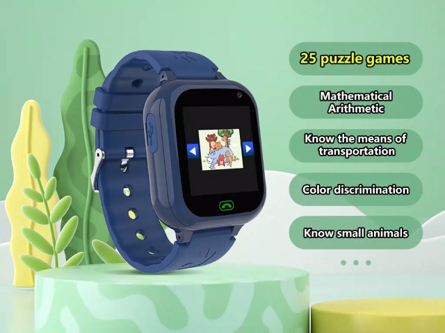 Téléphone 4G Enfant – Double Caméra – GPS – SOS – Podomètre – Mode école – Cadeau Noël