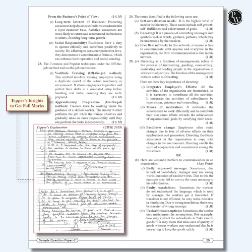Image of (Old Edition) PW CBSE Class 12 Commerce Stream Combined 30 Sample Papers For 2025-2026 Board Exams l Business Studies, Accountancy, Economics, Mathematics, English, Applied Maths