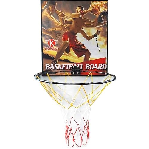Elk Power Ring-RAIS110 Basketball Ring with Net – 30 cm Diameter | Includes Screws & Bolts | Heavy-Duty Backboard Hoop | Compatible with Ball Size 6 | Indoor & Outdoor Use