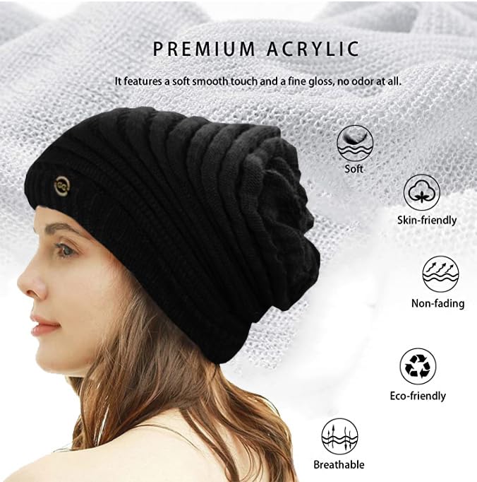 Image of 2023 Winter Beanie Hats Woolen Winter Beanie Cap for Men || 100% Woolen Boys Stylish Cap Woolen Cozy Cap for Men Warm Knit Hat Warmer Hat for Men Women Hat Solid Color Simple Woolen Hat Drop