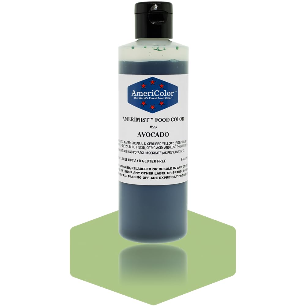 AmeriColor AmeriMist Avocado Airbrush Food Color, 9 Ounce