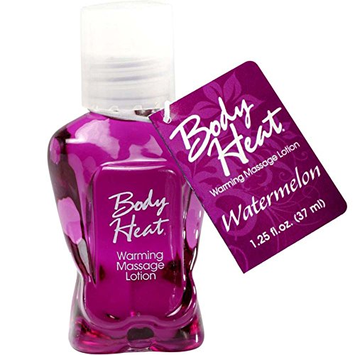 Body Heat Edible Warming Massage Lotion, Watermelon, 1.25 Ounce