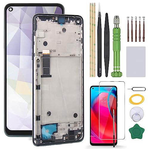 Écran LCD XT2131 Moto G Stylus 5G 2021 vitre tactile bloc complet cadre