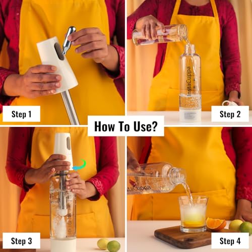 Image of Instacuppa Soda Capsules - Pack of 20, Compatible Only with InstaCuppa Portable Soda Maker Bottle, Carbonates Beverages in 30 Seconds
