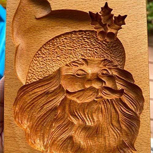 Wooden Cookie Molds For Baking,Easter Christmas Wood Springerle Cookie Cutter Carved,Mamoul Cookie Presses Stamps For Kitchen Diy And Family Gatherings #TOP6