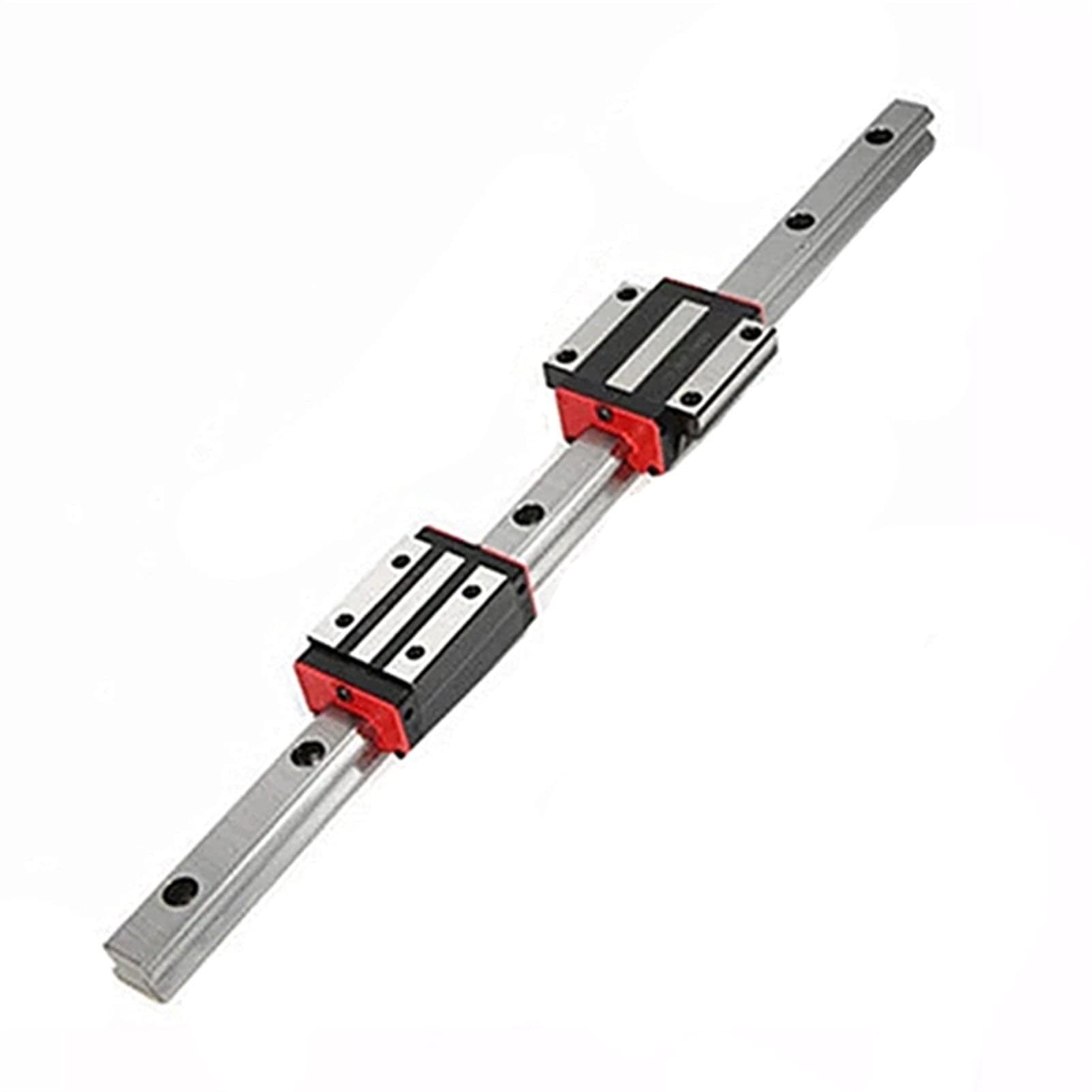 B Lot de 2 guides linéaires HGR20 HGH20 + 4 chariots linéaires étroits HGH20CA pour blocs coulissants HGW20CC (couleur : HGW20CC, longueur du guide : 500 mm)