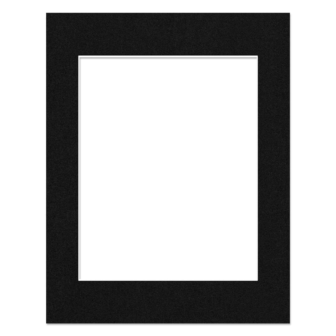 Alison Kingsgate 14X11 Black Picture Mount for frames - 8X10 Size Aperture