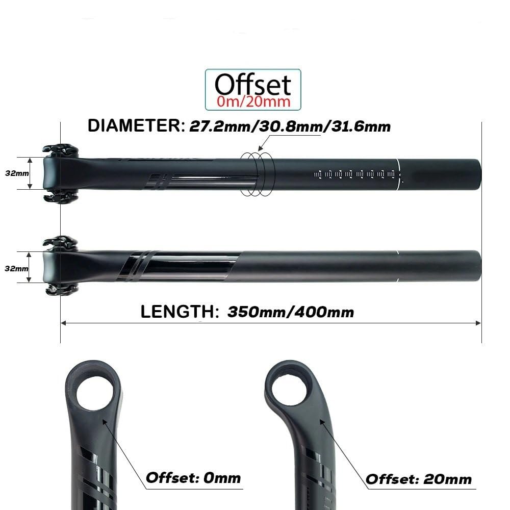 Tige de Selle vélo pour SYNCROS Tige de Selle en Carbone