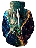 UNISEX NEWISTAR Unisex Hip Hop Kapuzenpullover with 3D Animation Digital Printing