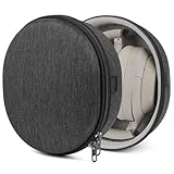 Geekria Shield Headphones Case Compatible with Sony WH-1000XM6, WH-1000XM4, WH-1000XM3, WH-H910N, WH-H900N, Replacement Hard Shell Travel Carrying Bag with Cable Storage (Dark Grey)