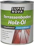 Super Nova Terassenboden Holz Öl 2,5 L Farbwahl, Farbe:Naturbraun