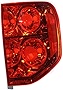 Evan-Fischer Tail Light Lens and Housing Compatible with 2003-2005 Honda Pilot Passenger Side
