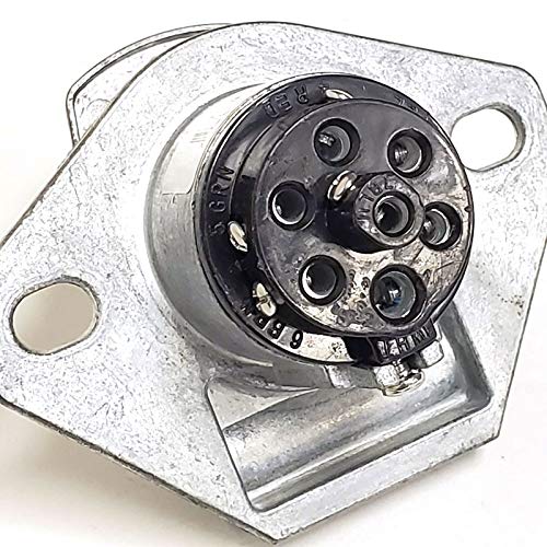 7-Way Heavy Duty STA-DRY 2-Hole Wire Insertion Split Pin Socket (15-720)