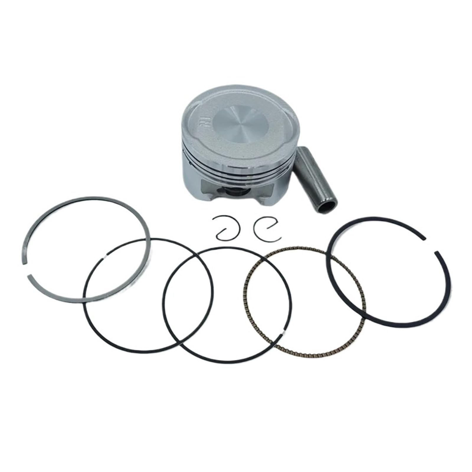 Fasce Elastiche Per Hjka150 Per Uhr150 Per Hjka Per Uhr 150 Parti Motore Motociclo 14mm Foro Spillo Con Anelli Set Completo Montaggio Kit Pistone 57,3 Mm Pistone