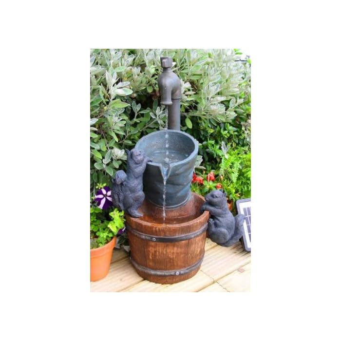 Buy Primrose H72cm Buckets and Tap Solar Powered Cascade Water Feature