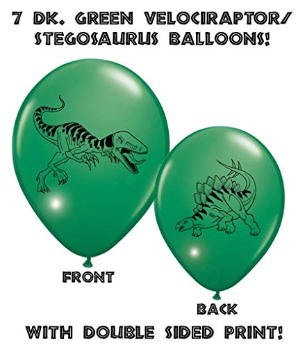 Gypsy Jade's Dinosaur World Jurassic Style - Camouflage Colors - Birthday Balloons - 35 Pcs - Large 12" Latex Balloons In Assorted Camo Colors #TOP3