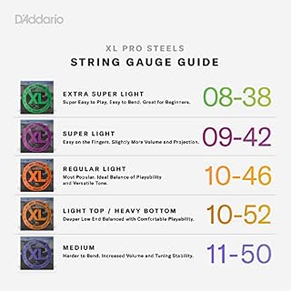 D’Addario EPS520 XL ProSteels Jeu de cordes pour guitare électrique Tirant super light (.009-.042) (Import Royaume Uni) - Les Beatles, Paul McCartney, John Lennon, RIngo Starr, George Harrison D'Addario EPS520 XL ProSteels Jeu de cordes pour guitare électrique Tirant super light (.009-.042) (Import Royaume Uni) – Image 4