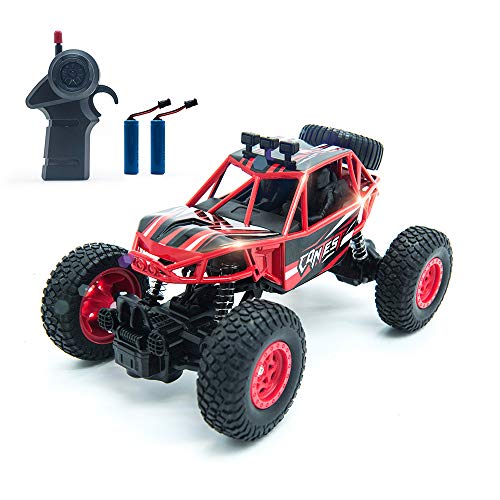Remote Control Car, Kookids RC Car Alloy Material Body 2.4Ghz with 2 Rechargeable