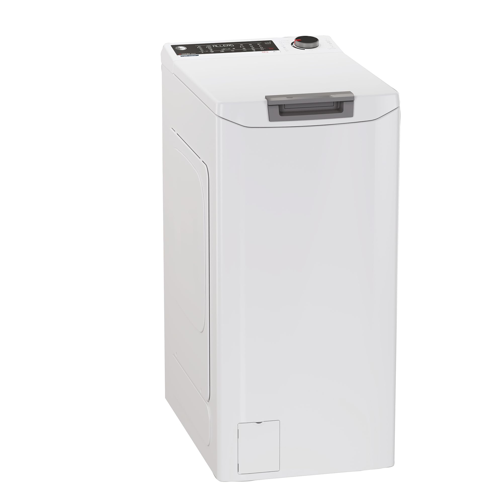 Hoover Toplader Waschmaschine THO286TM5-S 8 kg I Smarte Bedienung mit Wi-Fi und Bluetooth I 1200 U/min Schleuderdrehzahl I Nachlegefunktion