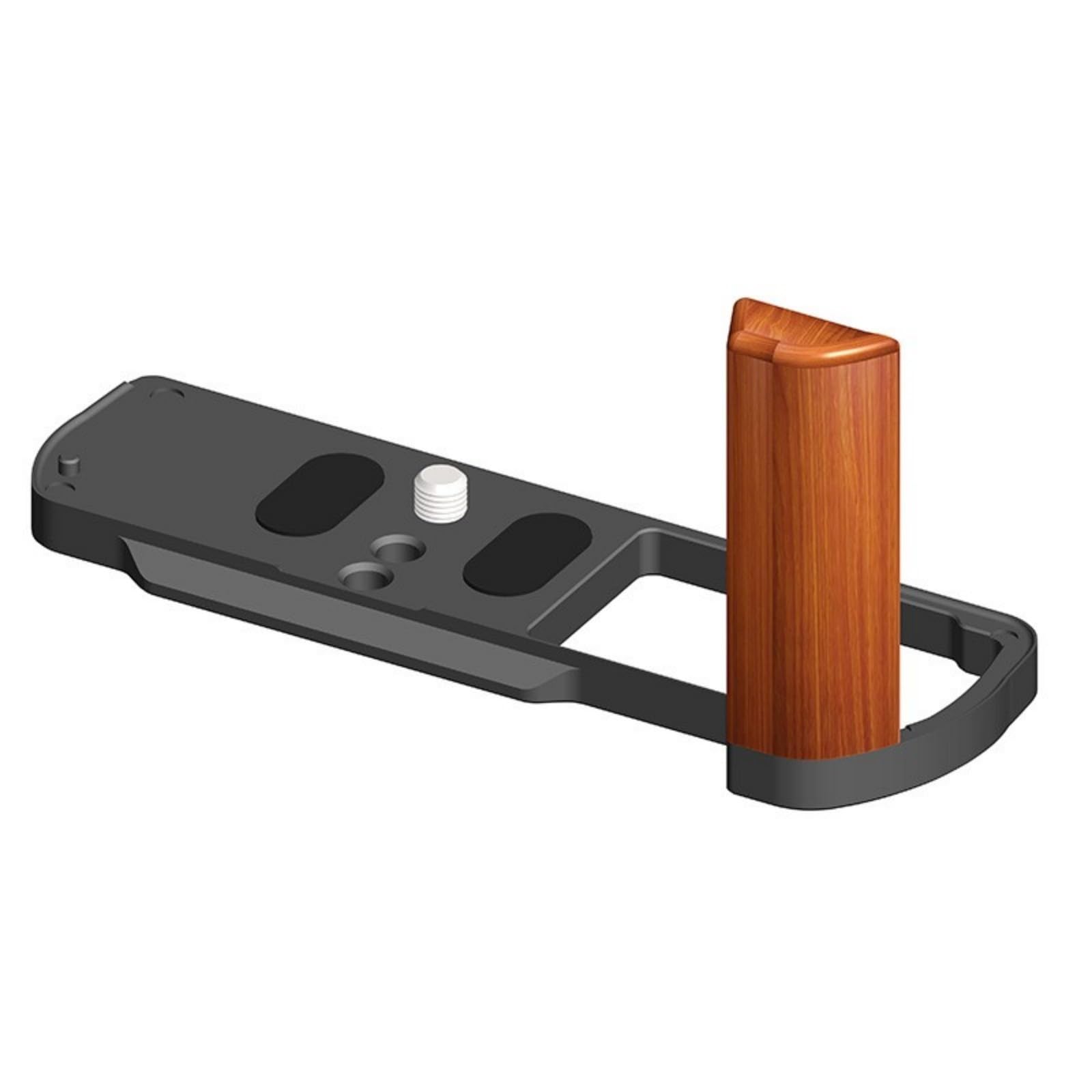 Soporte en L de madera para trípodes Arca Swiss de cámaras réflex con zapata rápida 8
